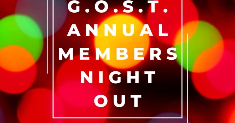 Upcoming Event: January 17 – Members Night Out